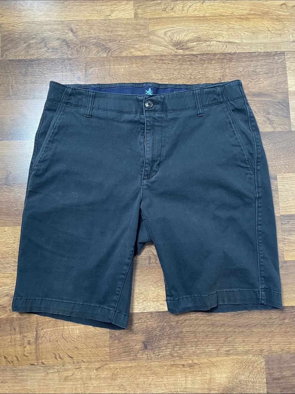 Nat Nast men’s flat front shorts - blue.